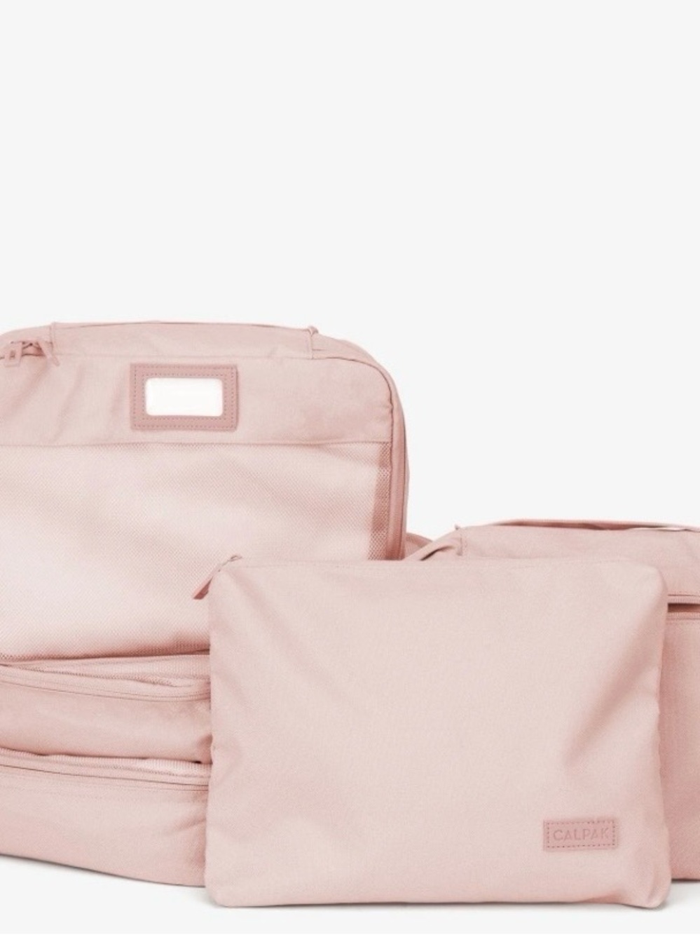 Calpak Blush Pink Garment Packing Bag Set